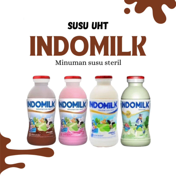 INDOMILK UHT MILK STRAWBERRY 190ML - Image 2