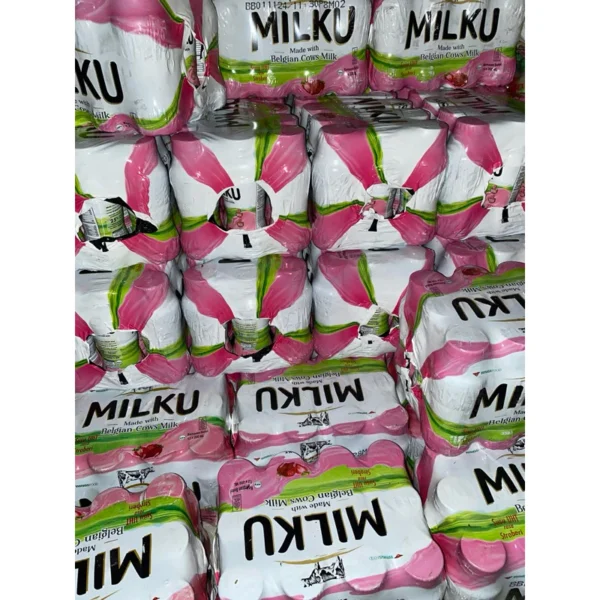 MILKU UHT MILK STRAWBERRY 200ML - Image 4