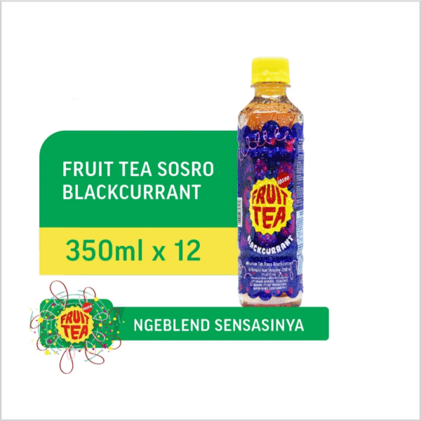 SOSRO FRUIT TEA BLACKCURRANT 350ML
